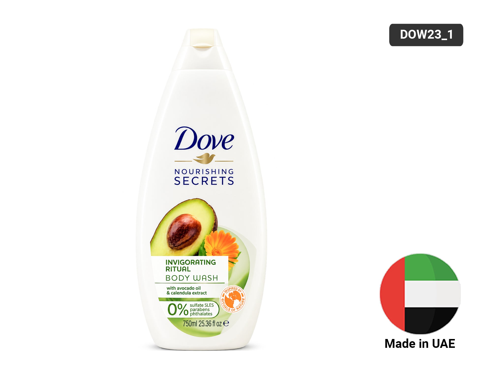 Dove Nourishing Secrets Invigorating Ritual Body Wash 750ml